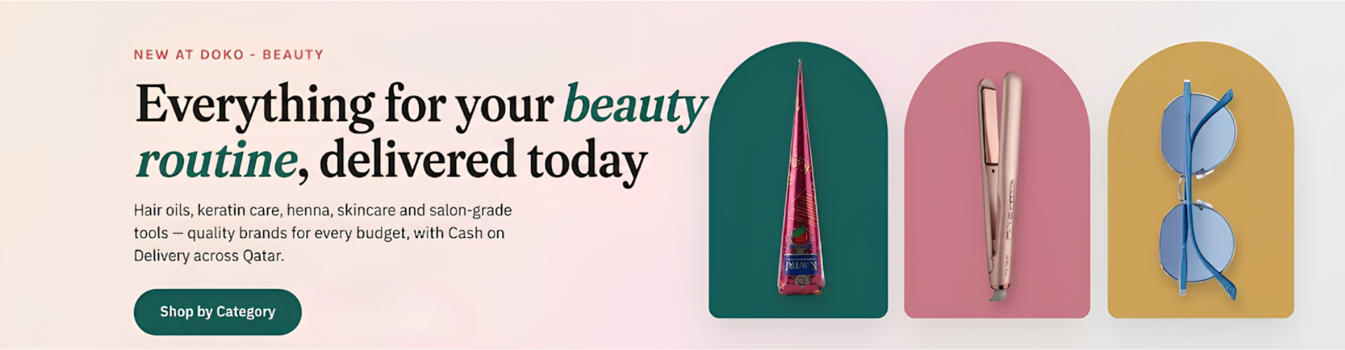 Beauty collection banner