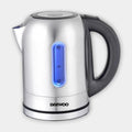 Daewoo DEK - 1756 1.7L Stainless Steel Cordless Kettle with Color LED - Dohans Essentials - qatar