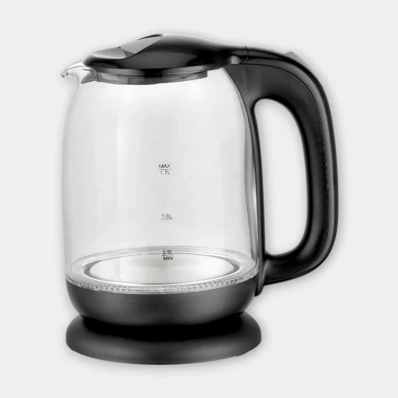 Daewoo DEK - 1792 1.7L Glass Kettle with Blue LED - Dohans Essentials - qatar