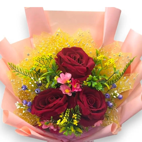 Artificial Flower Bouquet – Decorative Floral Gift