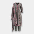 Cotton Gown Kurti 3-Piece Set – Ladies Kurti