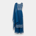 Mirror Embroidered Kurti 3-Piece Set – Size L