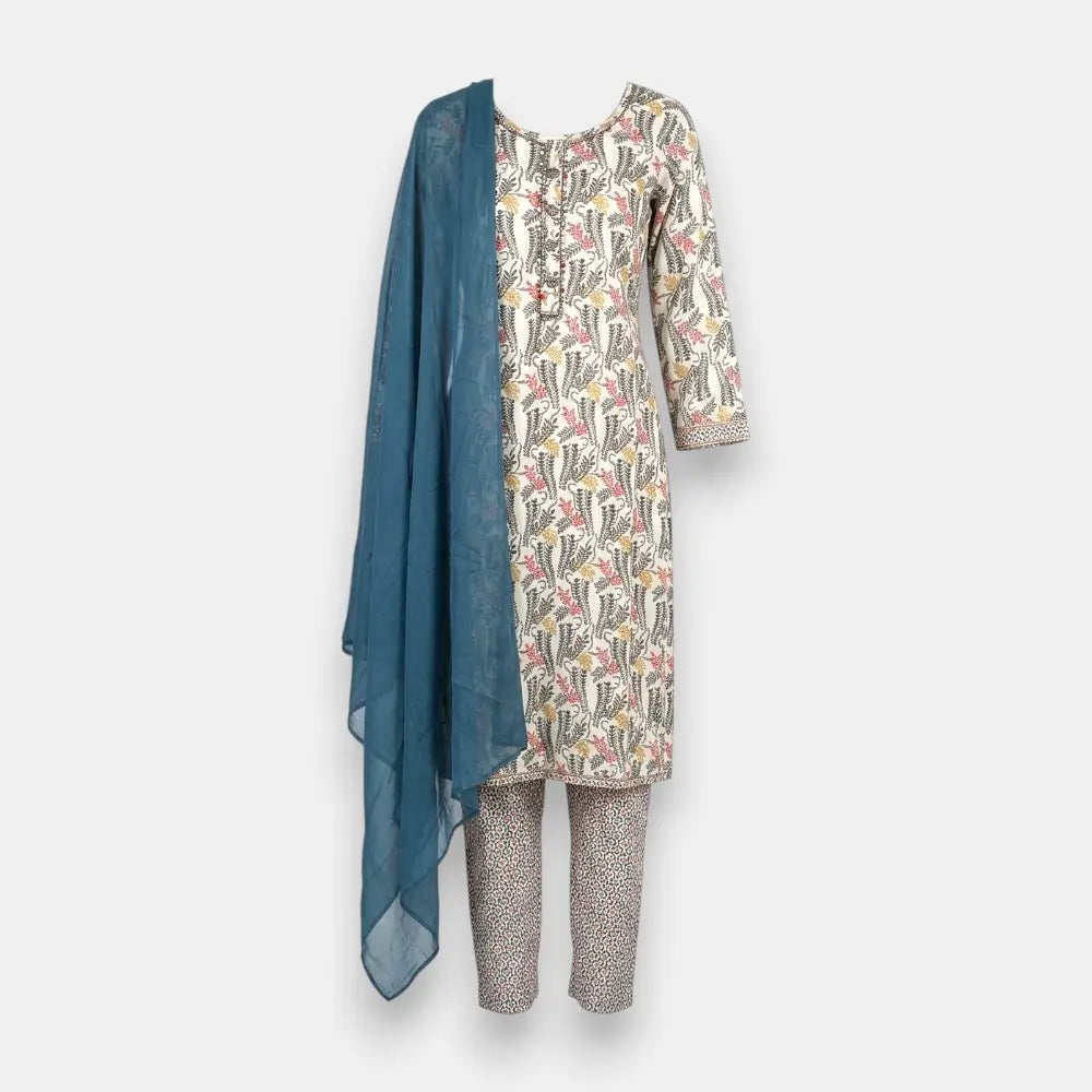 Cotton Kurti Set – 3 Pcs | Size M
