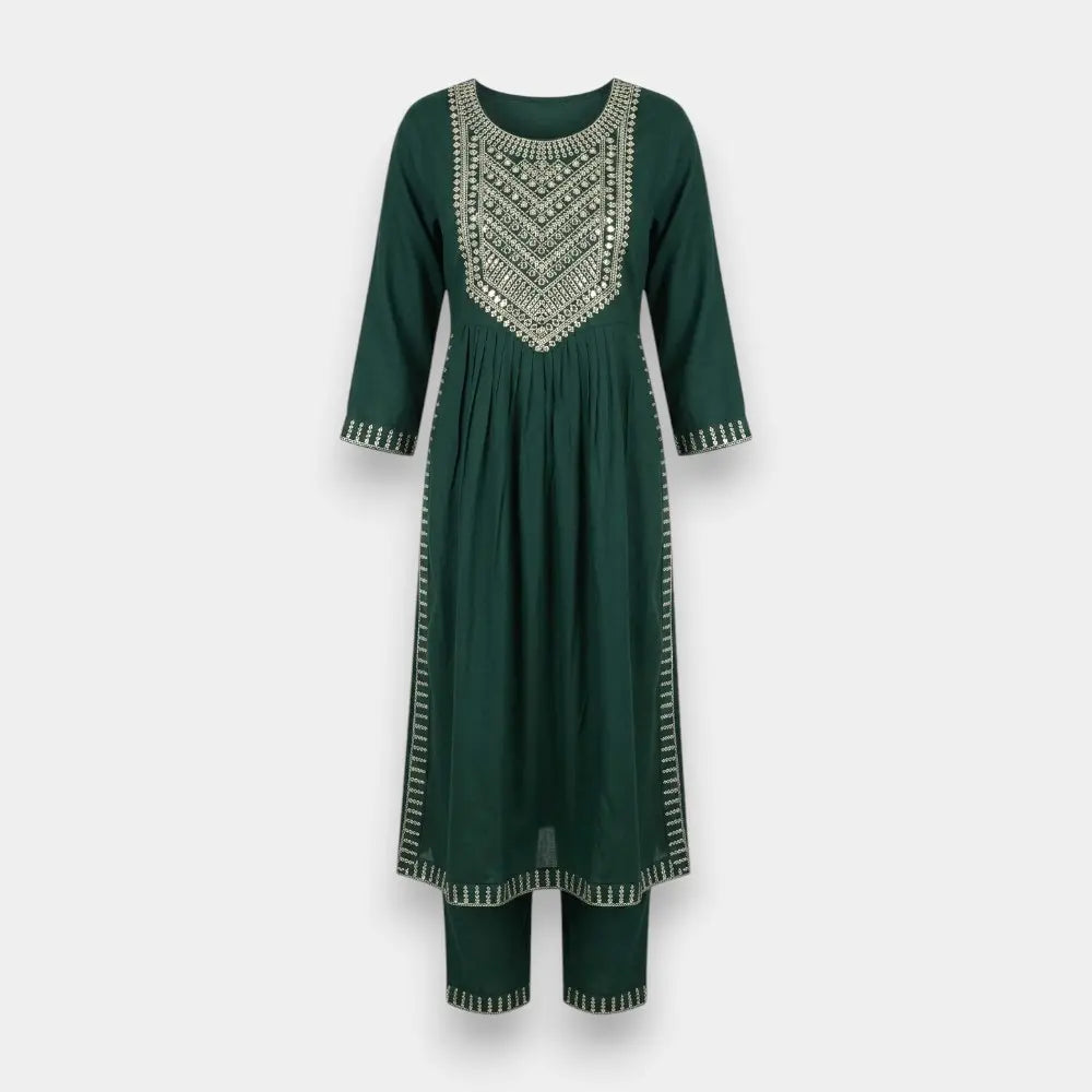 Cotton Cord Set 2-Piece Ladies Kurti – Size XL
