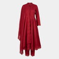 Cotton Gown  3-Piece Kurti Set - Size XL