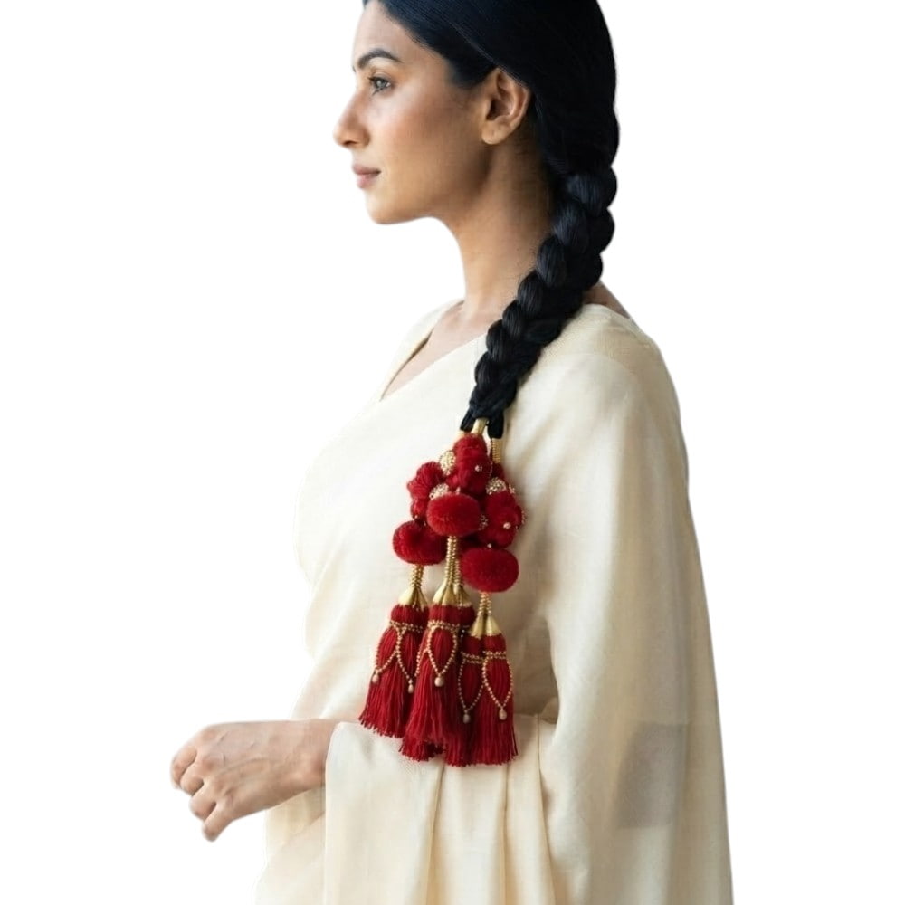 Traditional Black Hair Lachha Dori