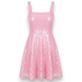 Glittering Pink Sequin Party Dress