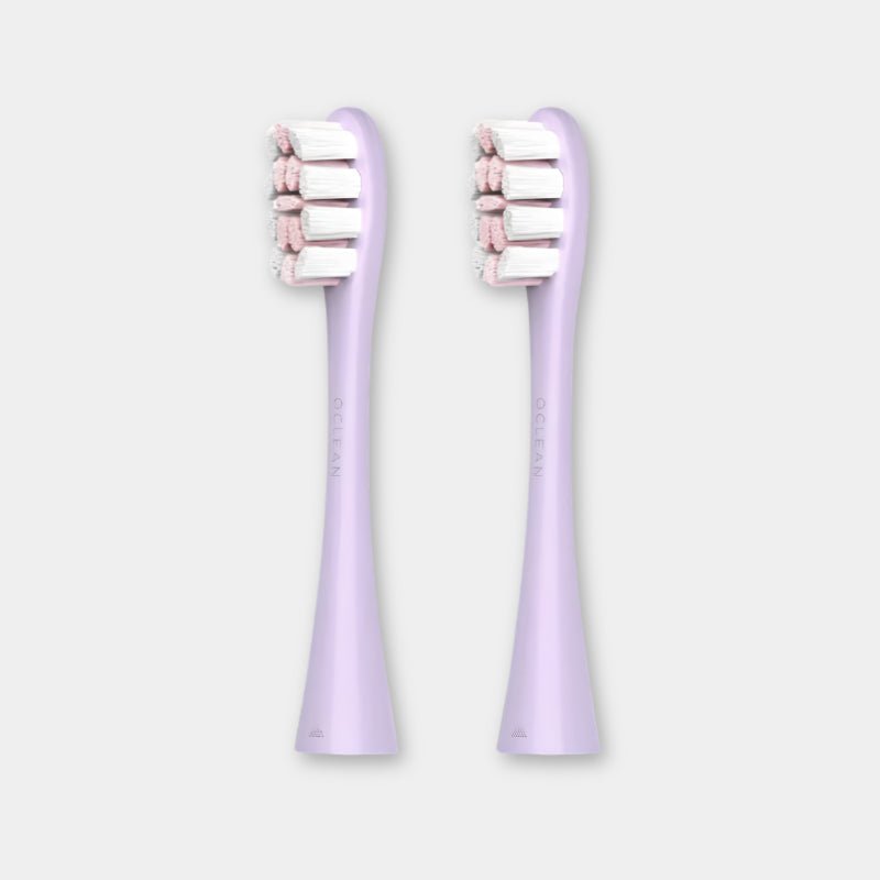 Oclean Professional Clean Brush Head 2-Pack - Purple | C04000274 - Dohans Essentials - qatar
