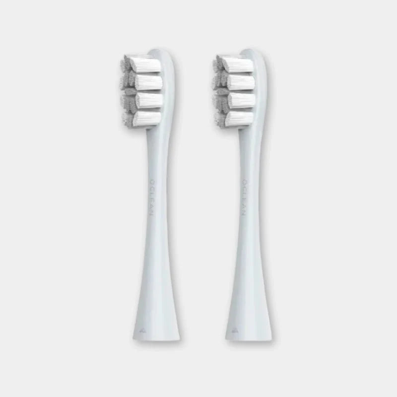 Oclean Professional Clean Brush Head 2-Pack - Silver | C04000272 - Dohans Essentials - qatar