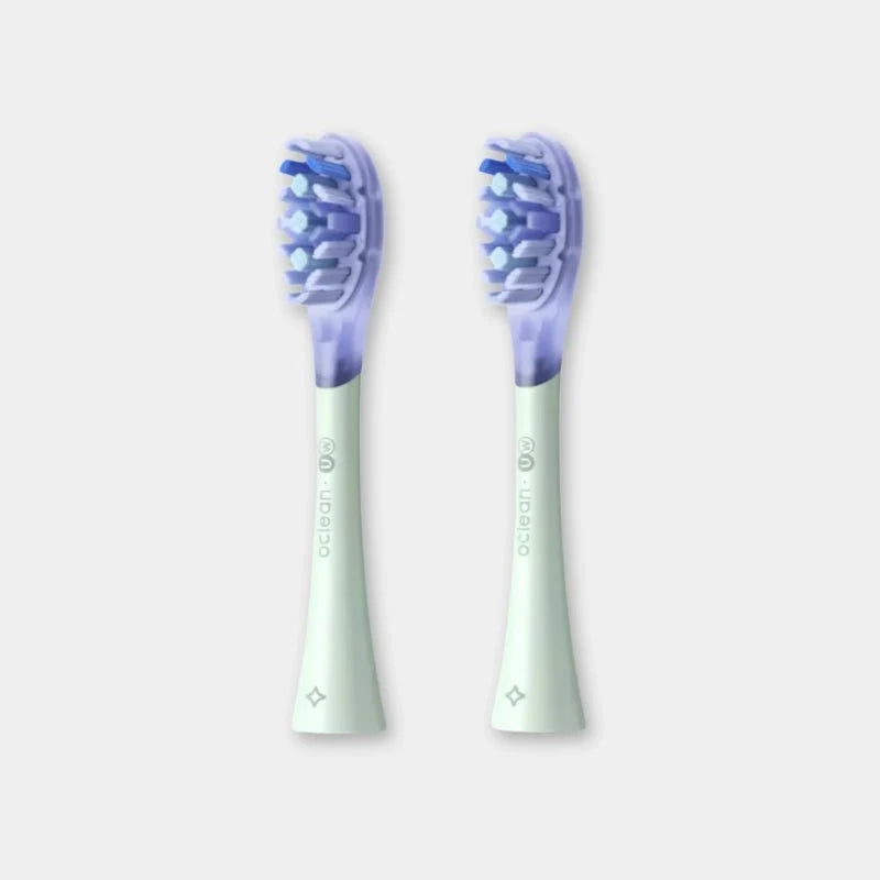 Oclean Ultra White UW01 Brush Head 2-Pack - Green | C04000252 - Dohans Essentials - qatar