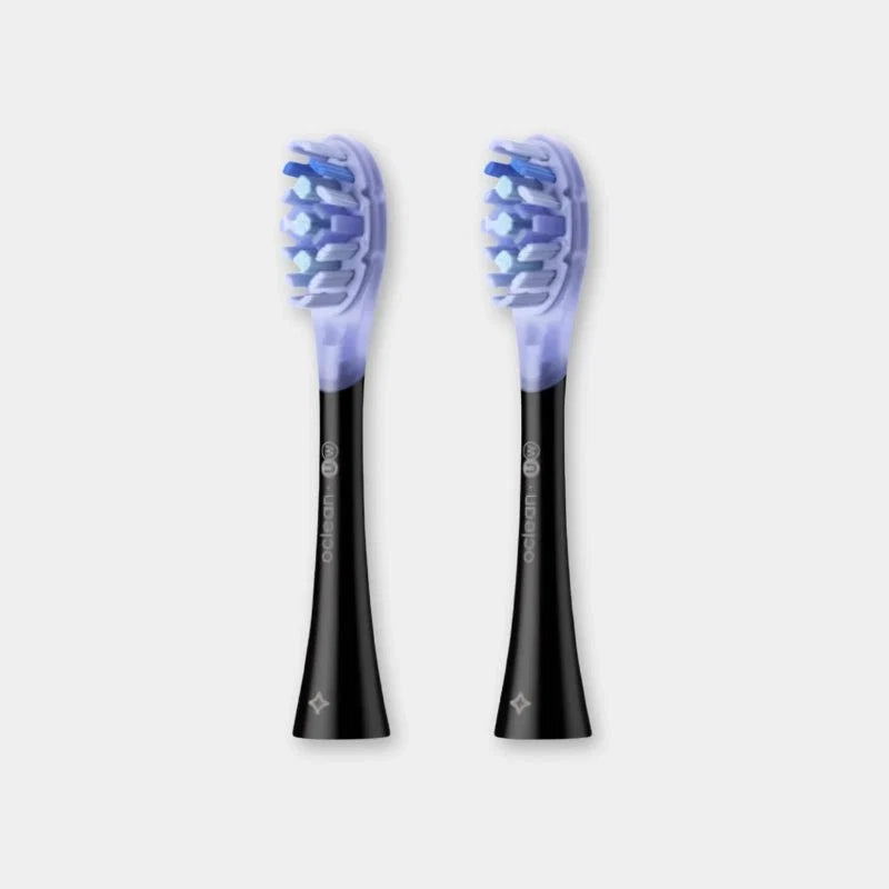 Oclean Ultra White UW02 Brush Head 2-Pack - Black | C04000255 - Dohans Essentials - qatar