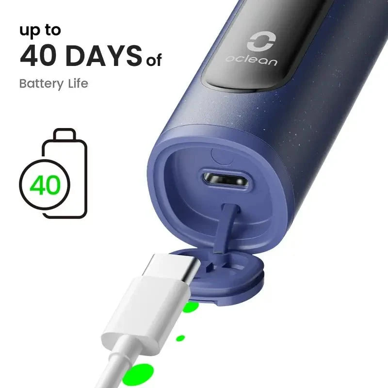 Oclean X Lite Smart Sonic Electric Toothbrush - Grey - Dohans Essentials - qatar