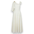 Elegant One-Shoulder White Dress