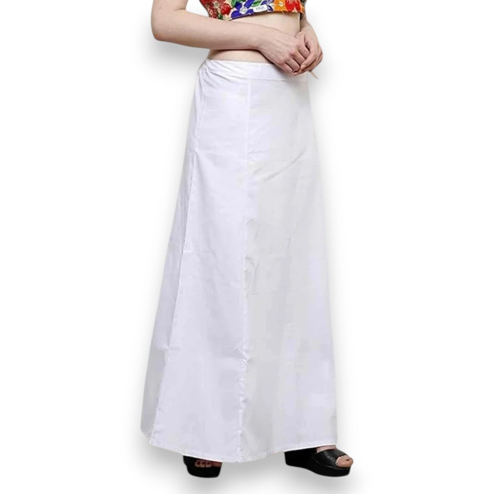 White Cotton Petticoat – Ladies Underskirt