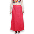 Coral Red Cotton Petticoat