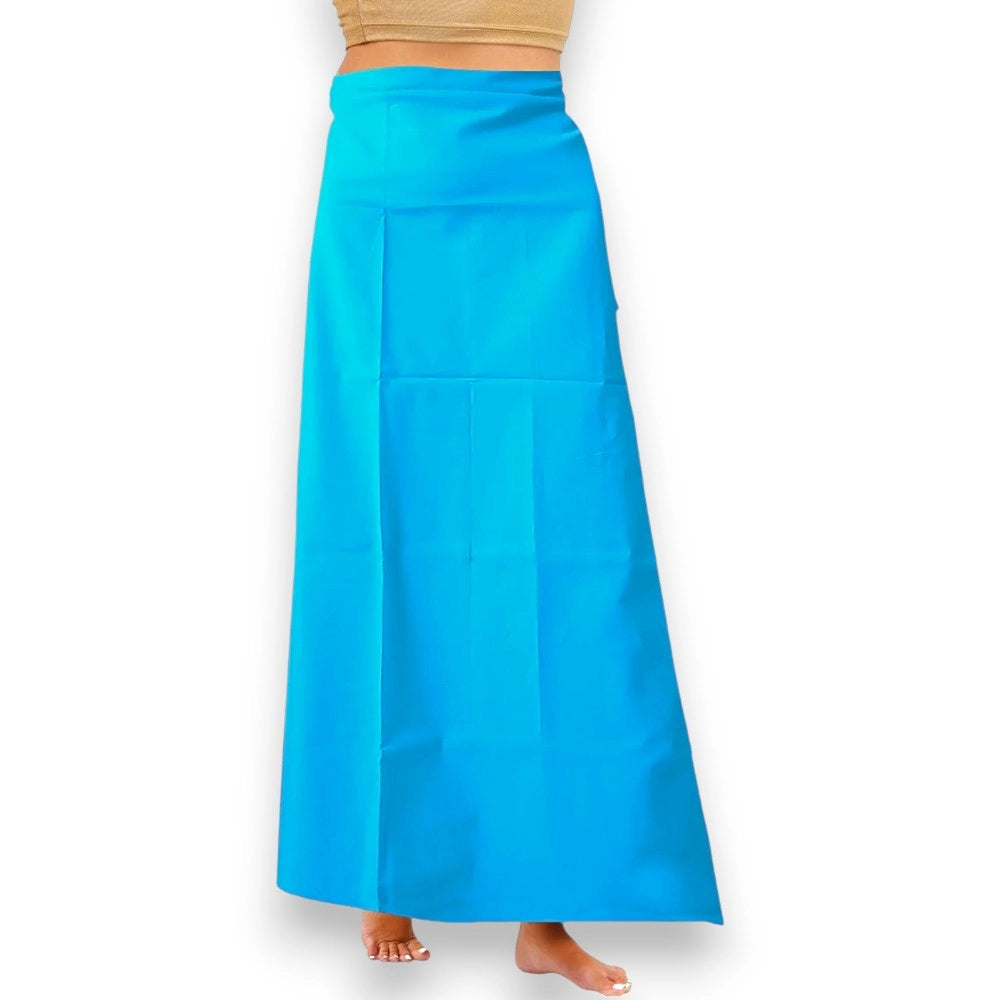 Sky Blue Cotton Petticoat – Ladies Underskirt