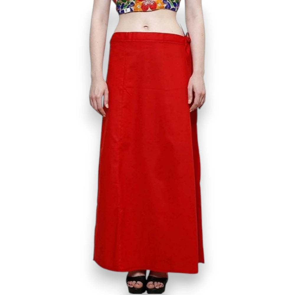 Red Cotton Petticoat – Ladies Underskirt