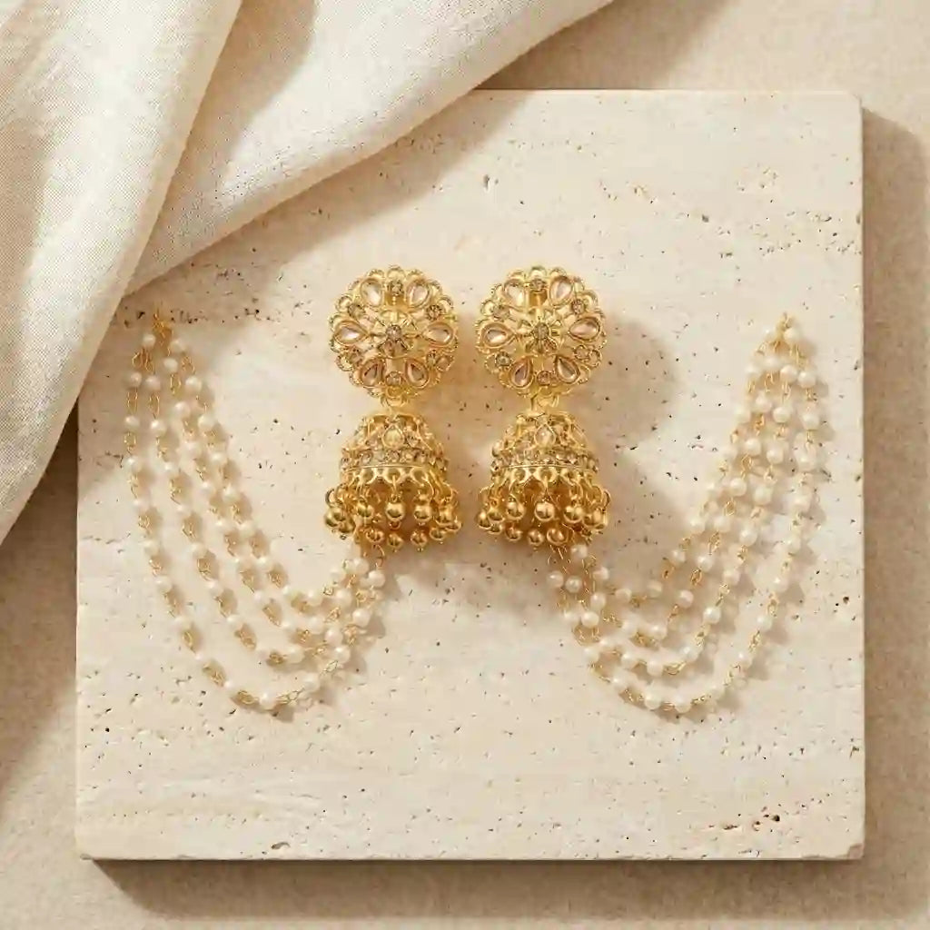 Bahubali Jhumka Earrings