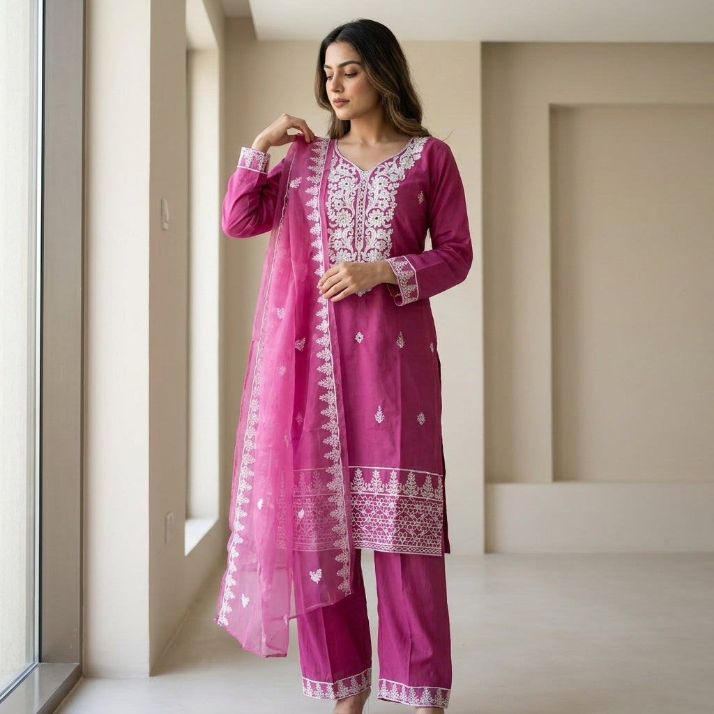 Ethnic Kurta Set for Women - Comfortable Daily Wear- Size XL