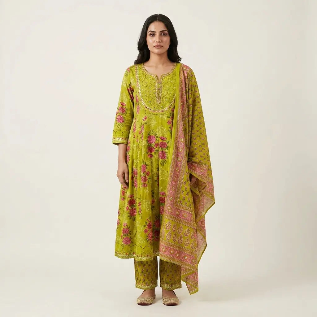 Gown Kurta Set for Party Wear | Ladies Dress Qatar  Doko Fashion Wear  (Dohans)