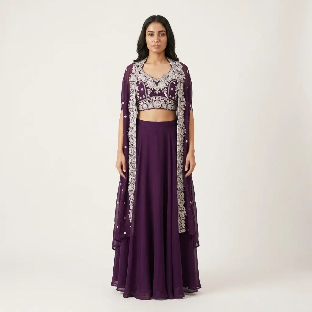 Sharara Set – Festive Ladies Ethnic Wear Qatar-Size M To L