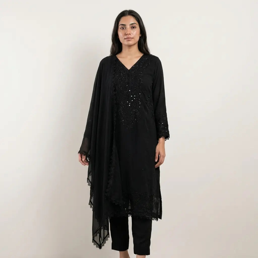 Women's 3-Piece Kurti Set – Ladies Kurti Set