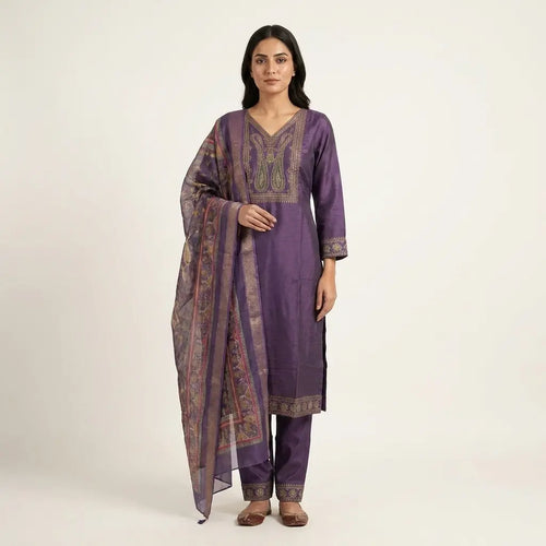 3-Piece Kurti Set for Women – Ladies Ethnic Wear