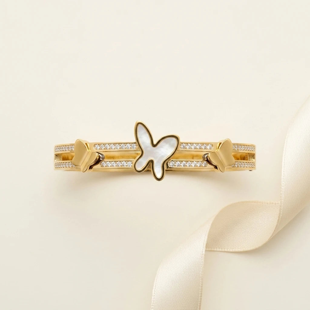 Butterfly Stainless Steel Bracelet for Women