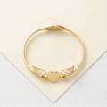 Winged Heart Stainless Steel Bracelet
