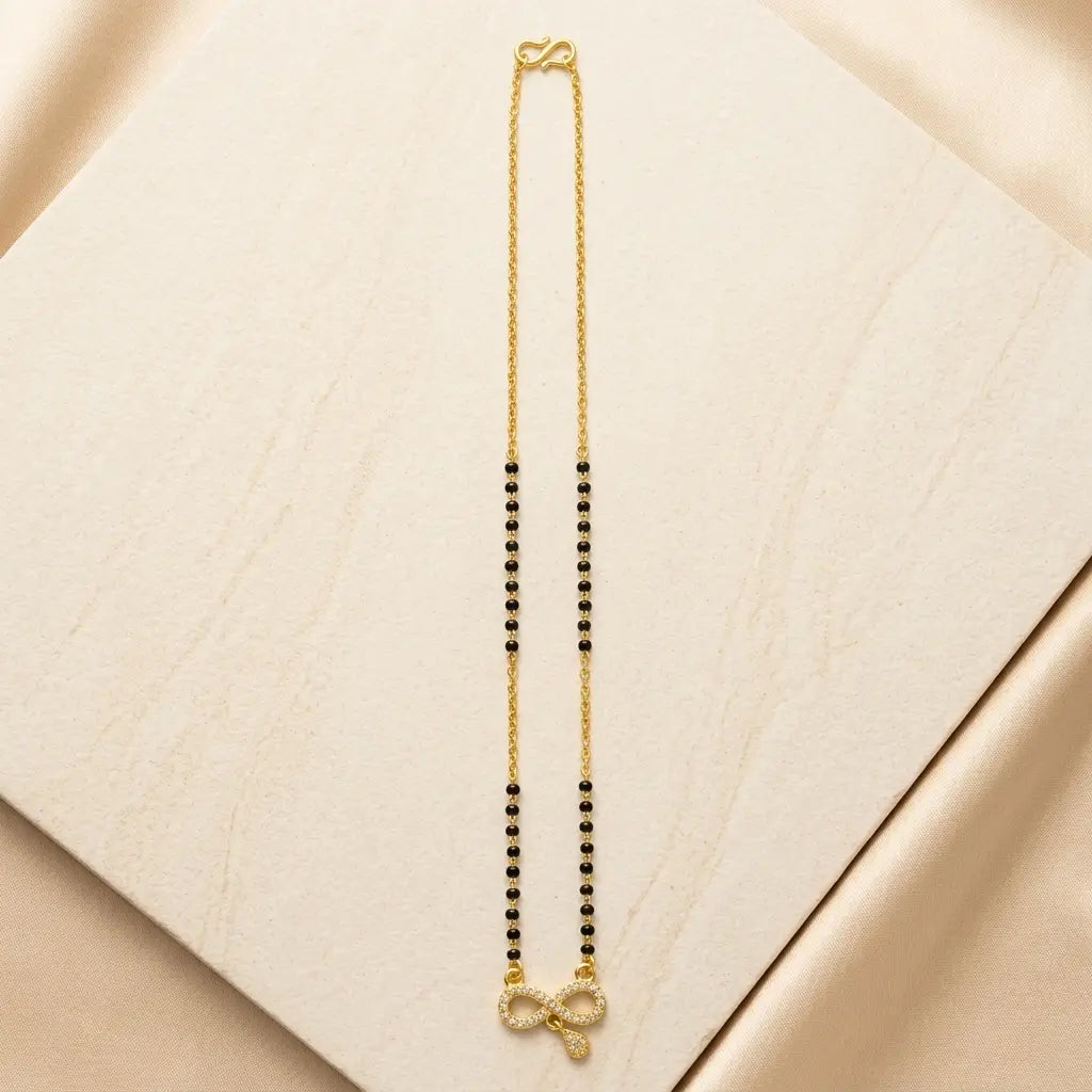 Elegant Infinity Motif Pendant Mangalsutra