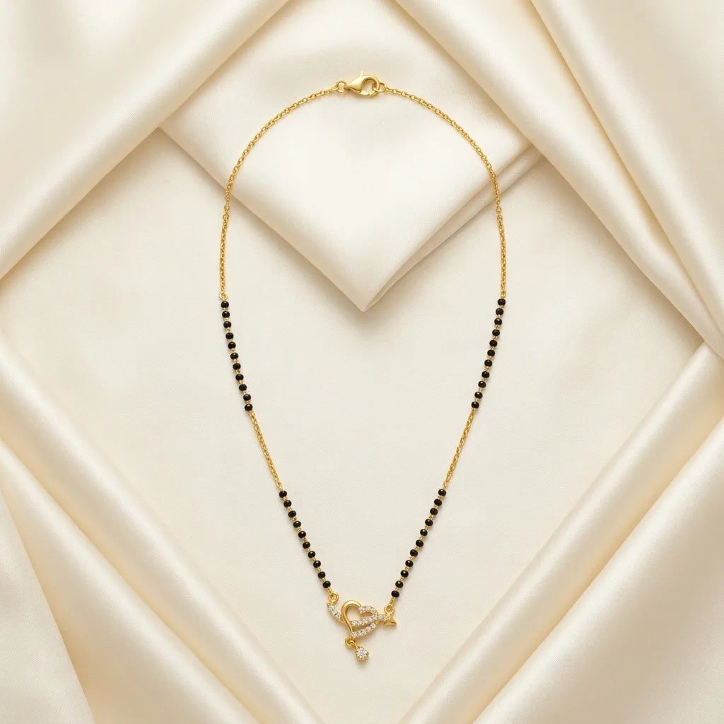 Modern Love-Inspired Diamond Mangalsutra