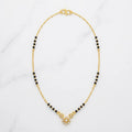 Minimalist Gold and Black Bead Mangalsutra