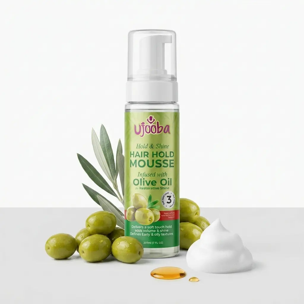 Ujooba Hair Mousse 207ml – Olive Oil