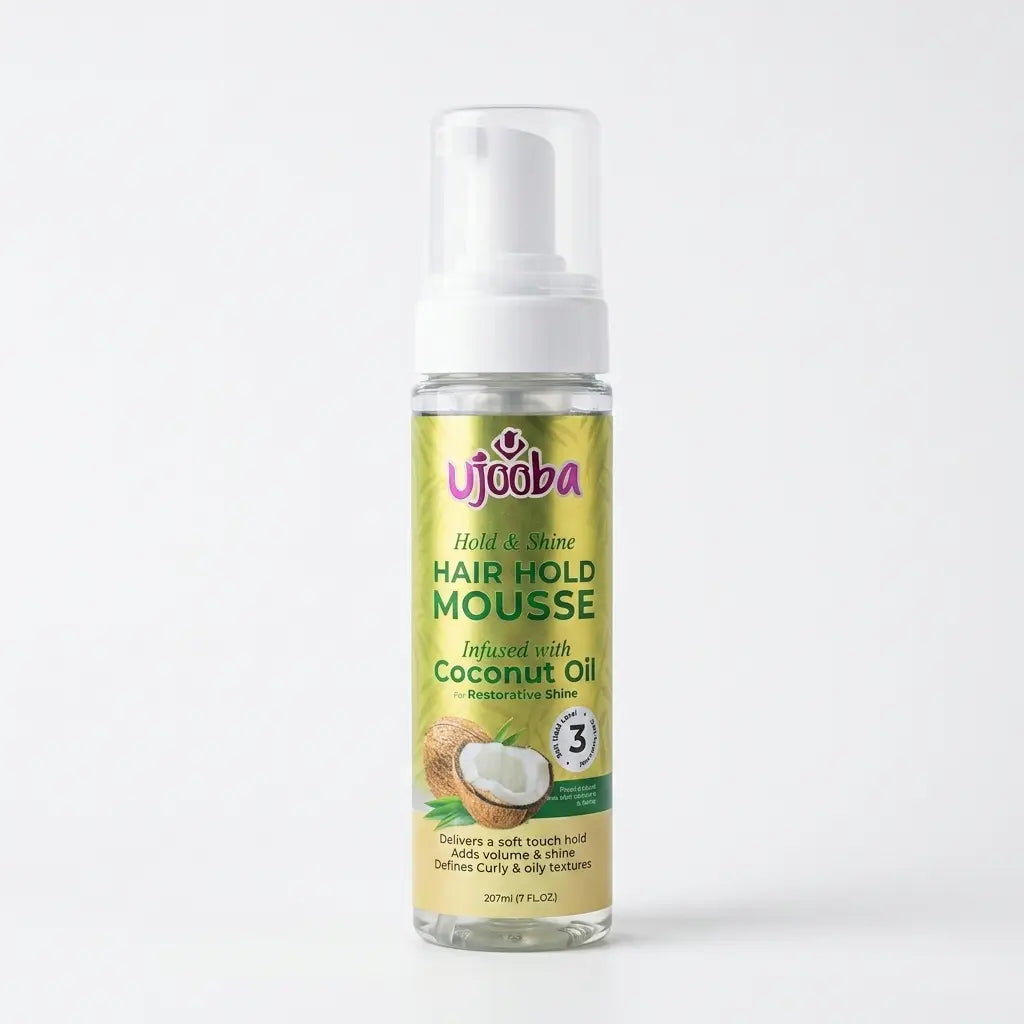 Ujooba Hair Mousse 207ml – Coconut Oil