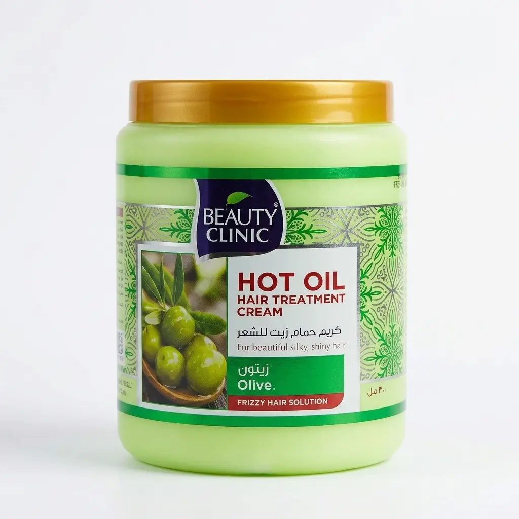Beauty Clinic Hot Oil Hair Treatment Cream 1000ml – Olive