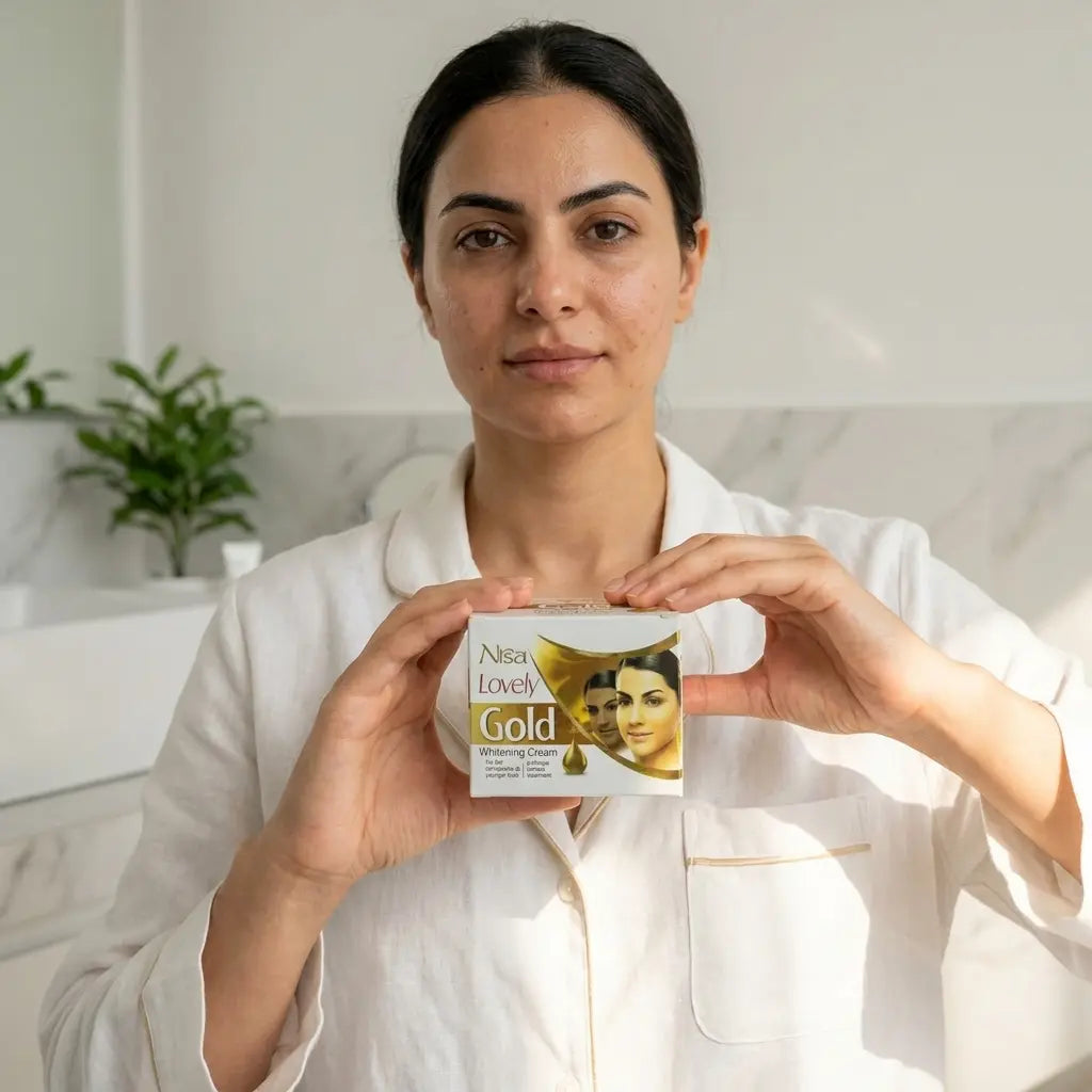 Nisa Whitening Cream 34g – Lovely Gold