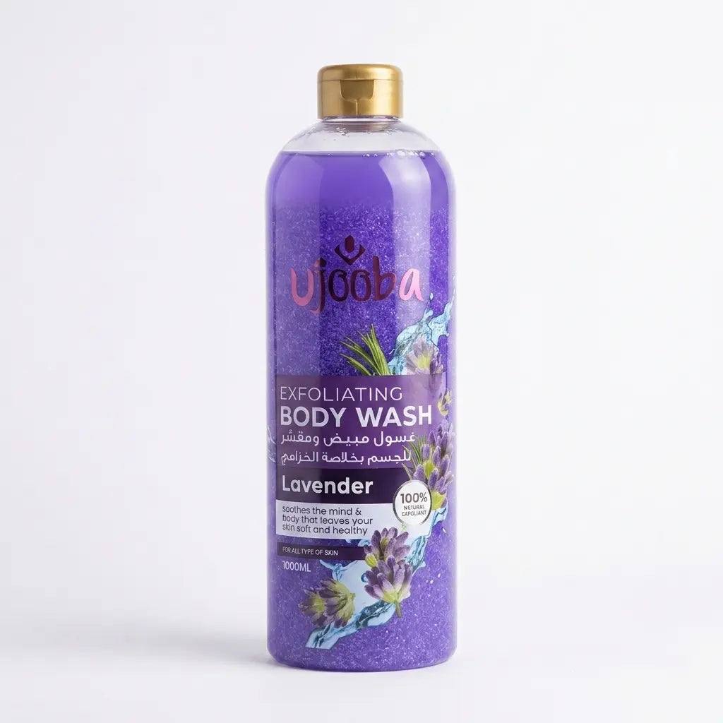 Ujooba Exfoliating Body Wash Lavender 1000ml