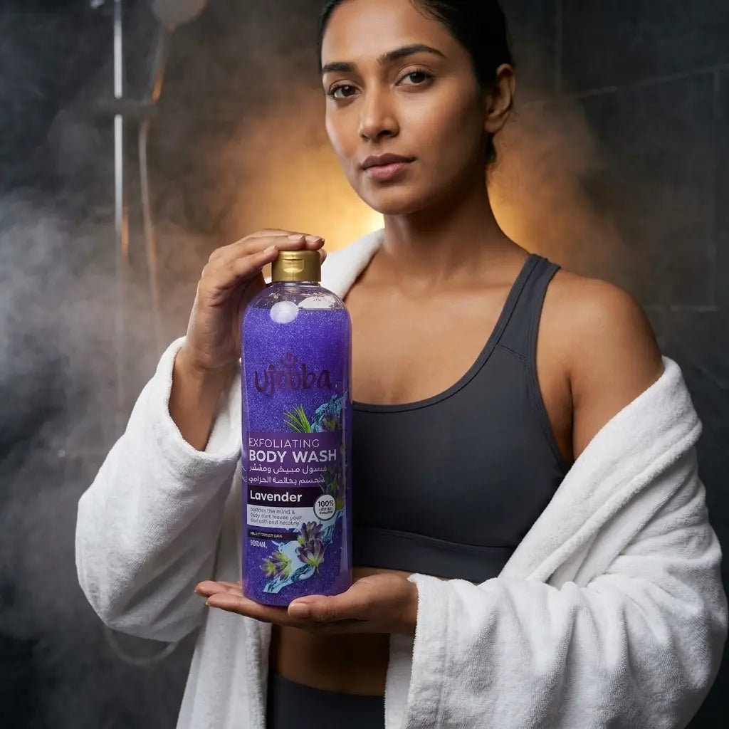 Ujooba Exfoliating Body Wash Lavender 1000ml