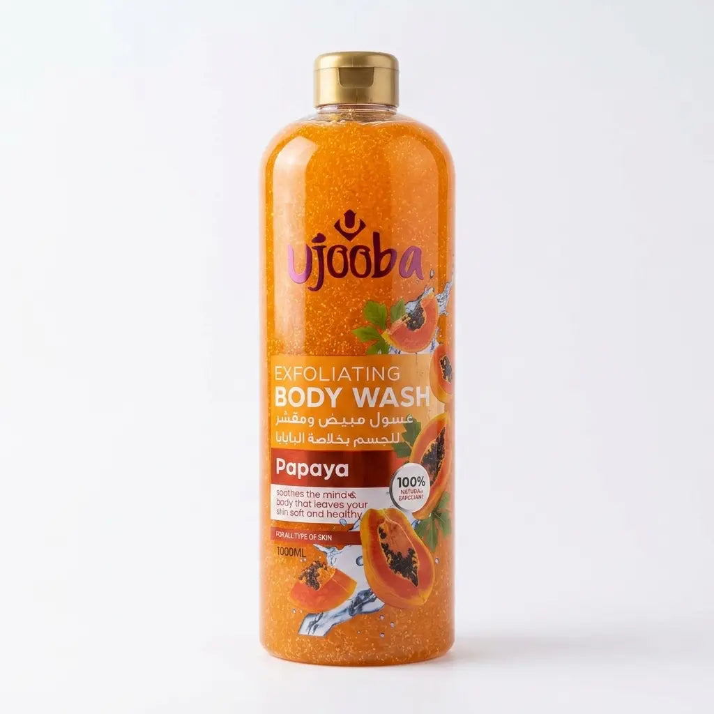 Ujooba Exfoliating Body Wash Papaya 1000ml