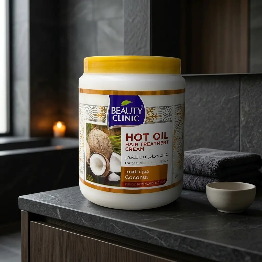 Beauty Clinic Hot Oil Hair Treatment Cream 1000ml – Coconut