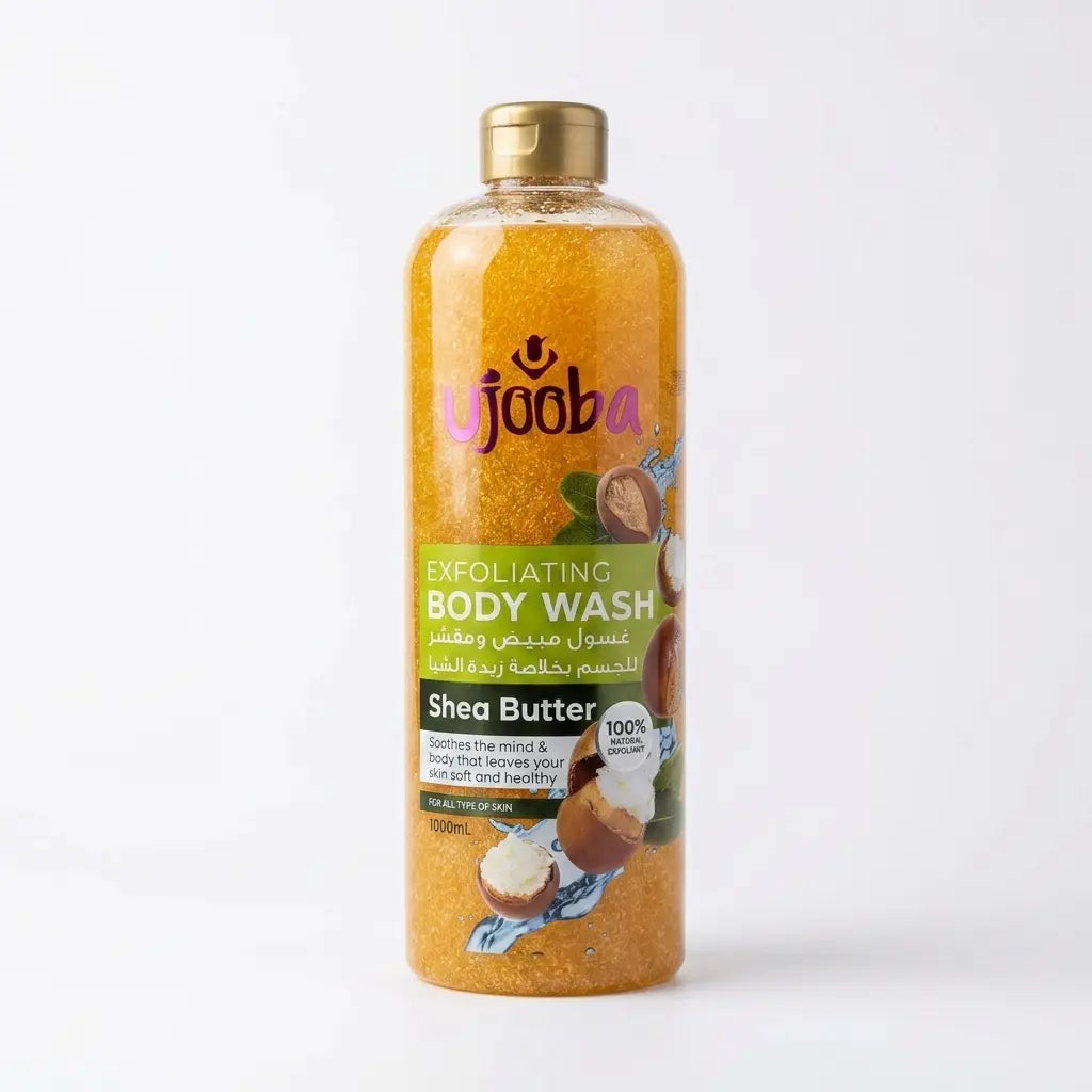 Ujooba Exfoliating Body Wash Shea Butter 1000ml