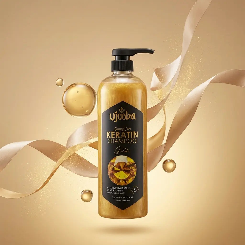 Ujooba Shampoo 1L – Keratin Gold