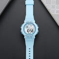 Mingrui Kids Digital Watch with Alarm, Timer & Glow | Water Resistant 30M | Black Plastic Case & TPU Strap | Ages 3–14