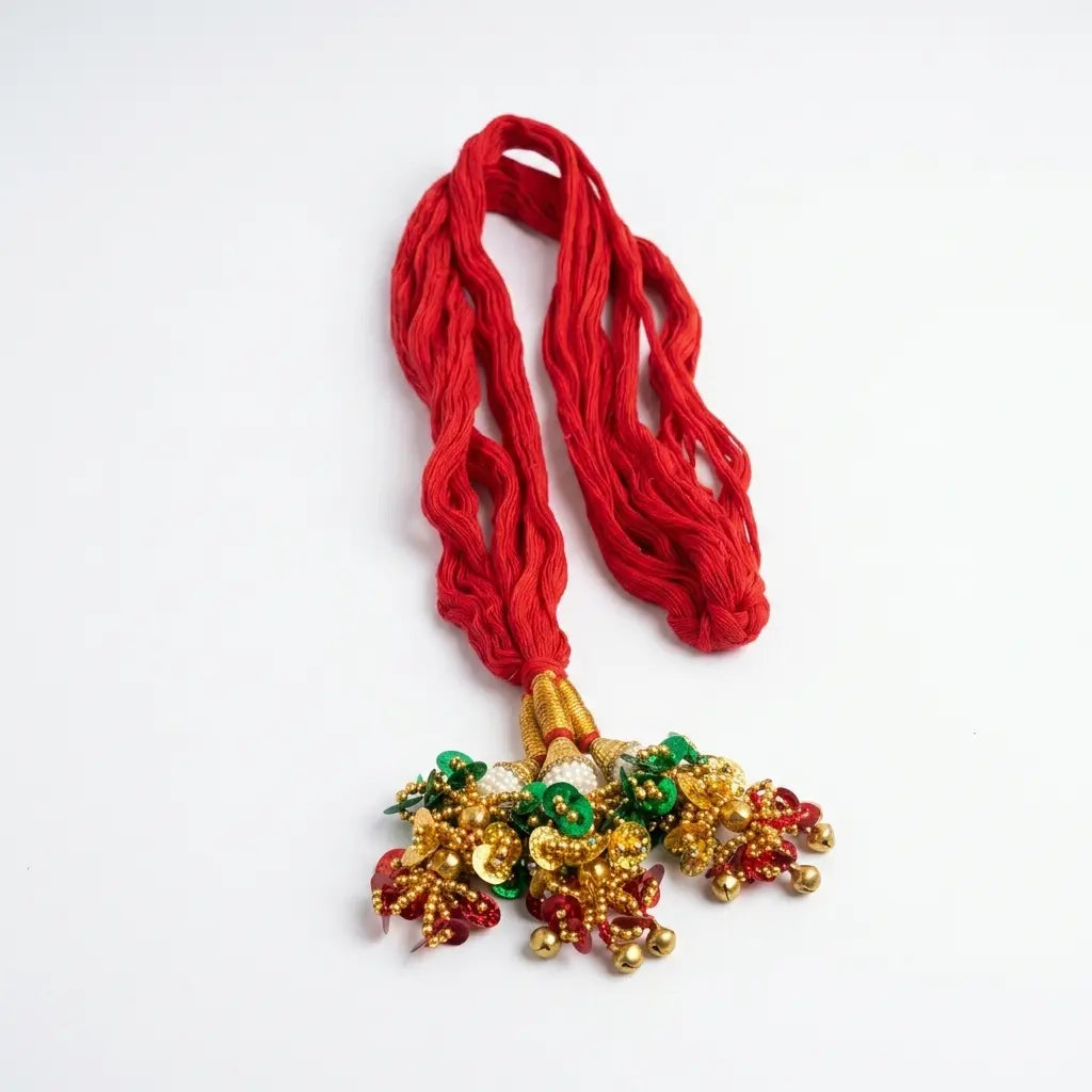 Traditional Red Hair Lachha Dori