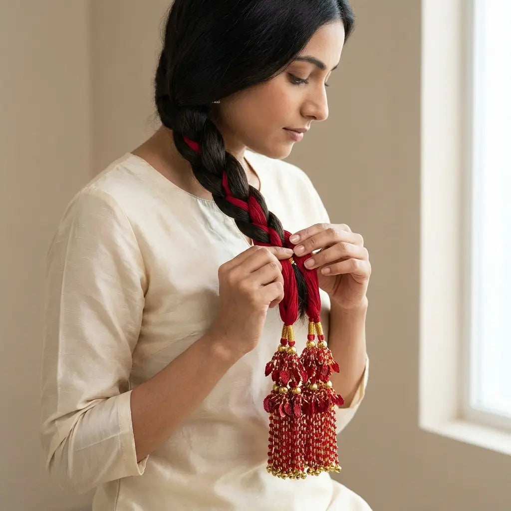 Traditional Lachha Dori for Hair