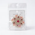 Floral Crystal Saree Pin