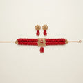 Designer Multi-Strand Pote Choker Necklace Set