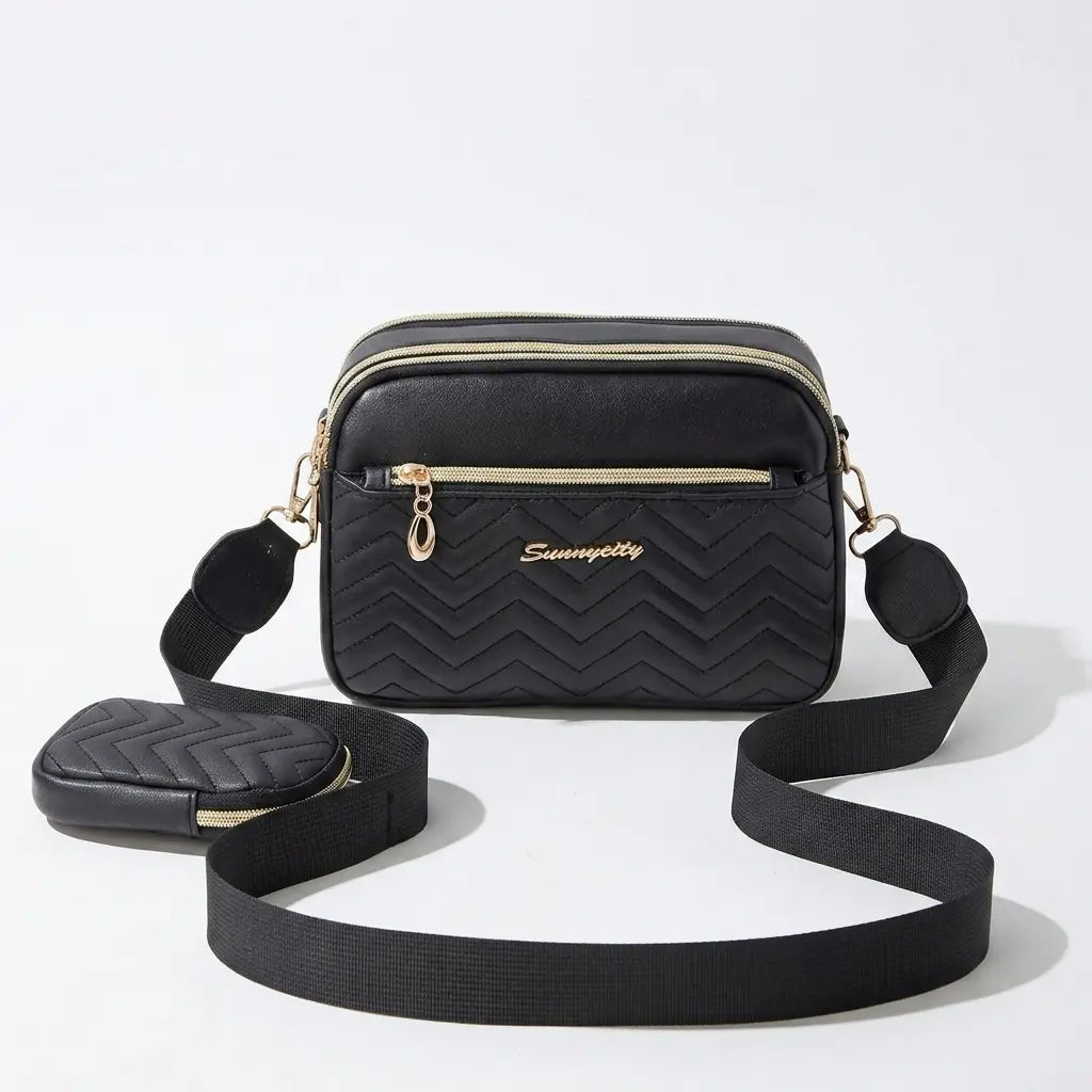 Crossbody Bag with Detachable Coin Pouch