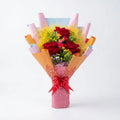 Artificial Rose Bouquet – Decorative Floral Arrangement