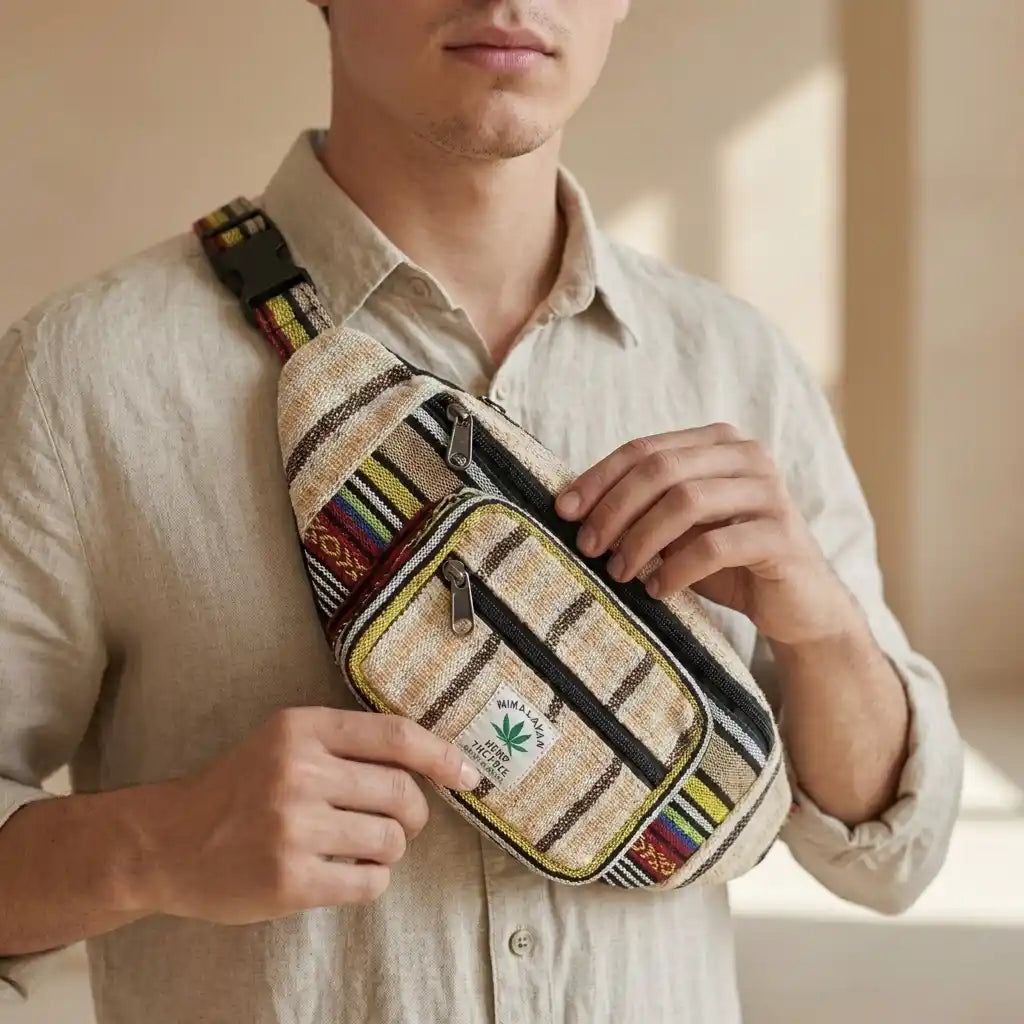 Unisex Himalayan Multi-Color Waist Bag